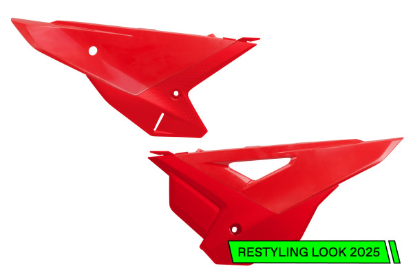 Side Panels red for Honda CRF 250 R - CRF 450 R - CRF 250 RX - CRF 450 RX - CRF 250 RX ENDURO - CRF 250 RX ENDURO SPECIAL - ...